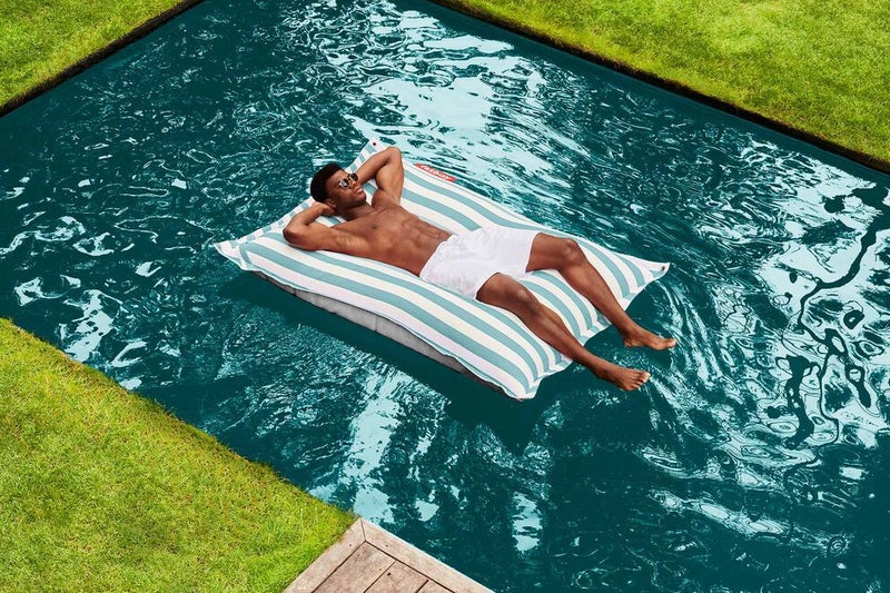 Fatboy® Floatzac, Floating bean bag, adjustable beanbag, Suitable for indoor and outdoor use, Water repellent fabric, Suitable for the Pool (Azur Blue) - Image 1